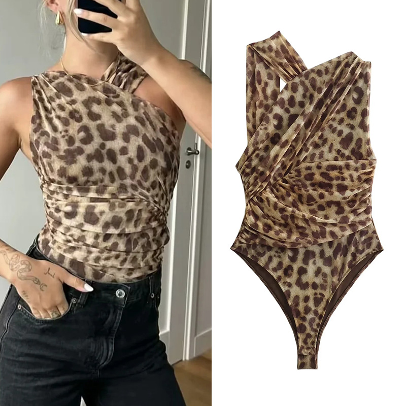 Body Jewelry Retainers - MUJER 2025 Woman Body Leopard Print