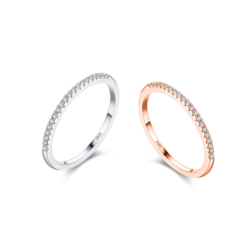 Body Jewelry Wholesale - 925 Sterling Silver Simple Elegant Ring