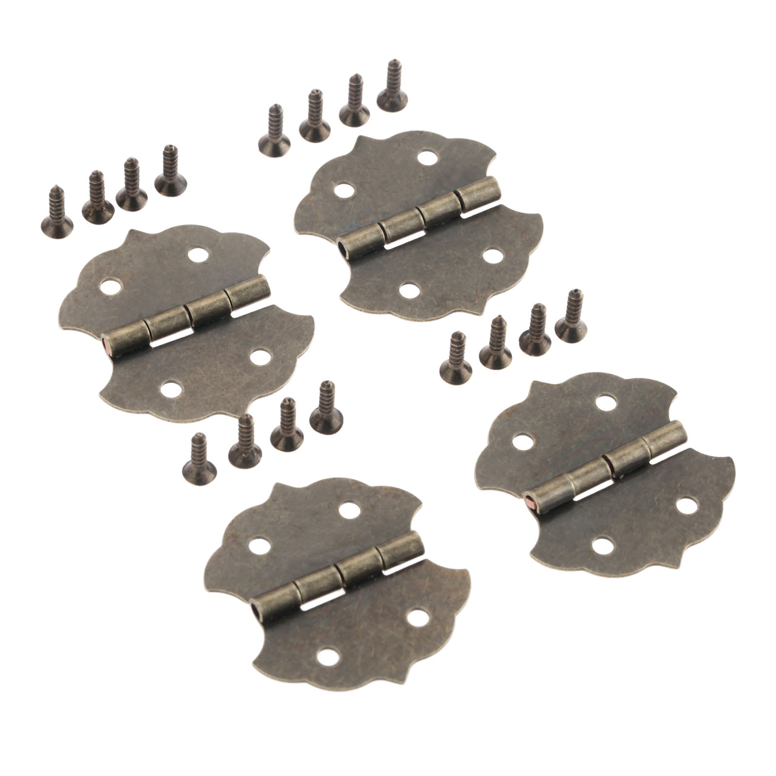 Body Jewelry Display Case - 4pcs Flat Hinges +16 screws Lace