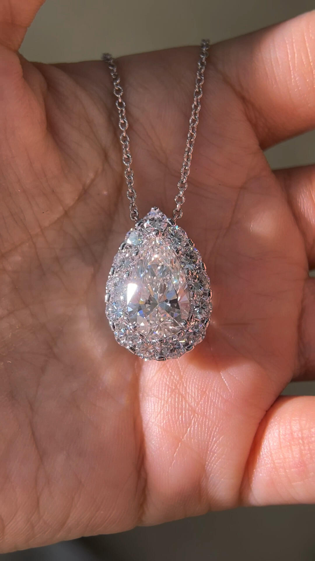 Body Jewelry Vch - 18K Gold Lab-Grown Diamond CVD/HPHT Pear
