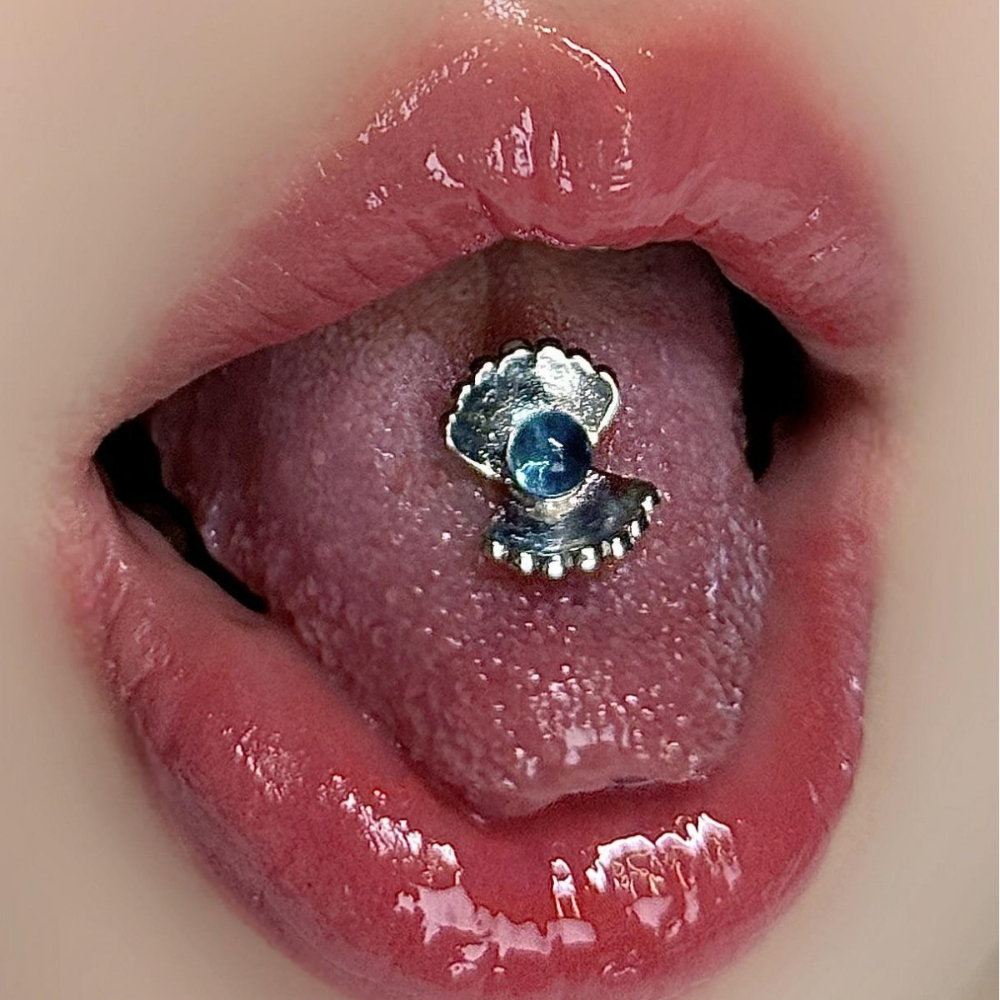 Body Jewelry Barbell - 2026 Unique Shell Tongue Ring Surgical