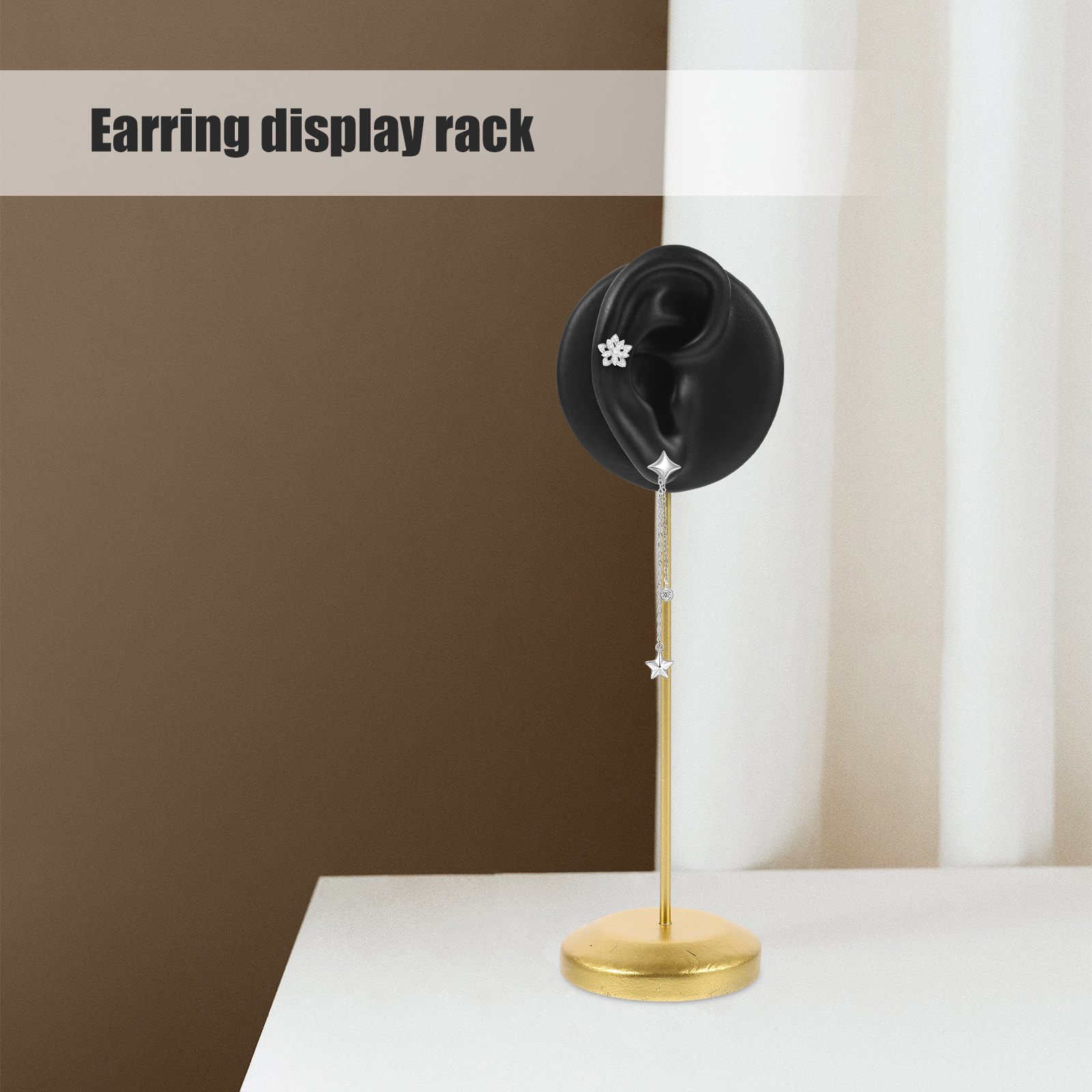 Body Jewelry In Store - Earring Display Stand Human Ear Shape