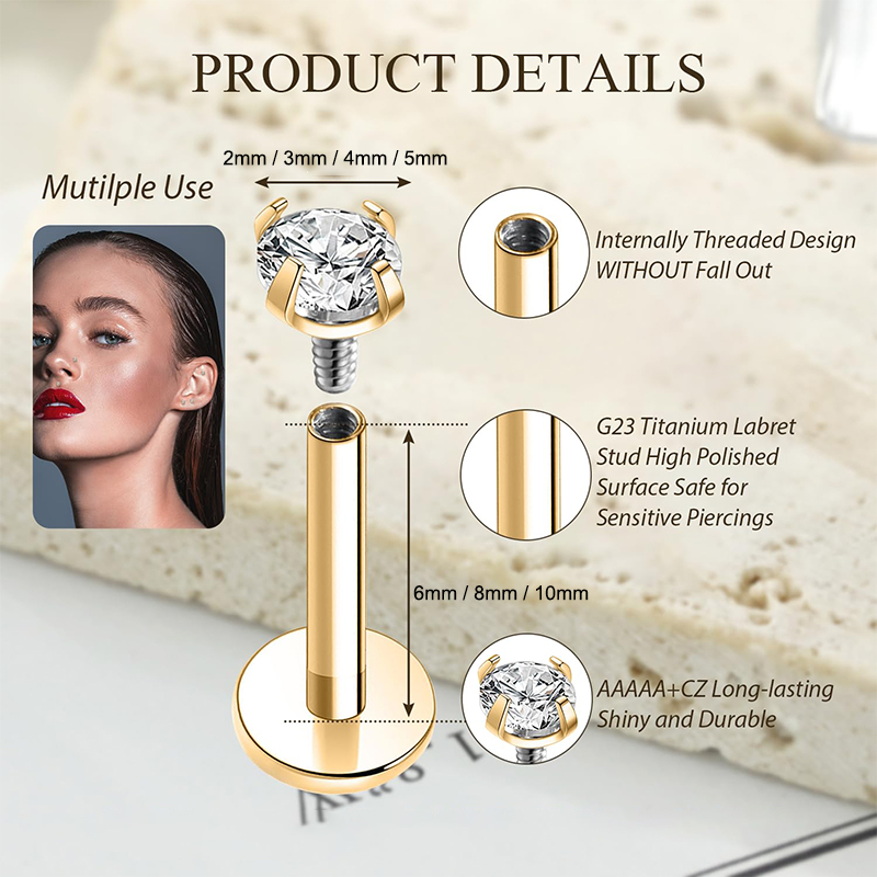 16G Titanium Internally Thread – обзор и цена Body Jewelry Titanium