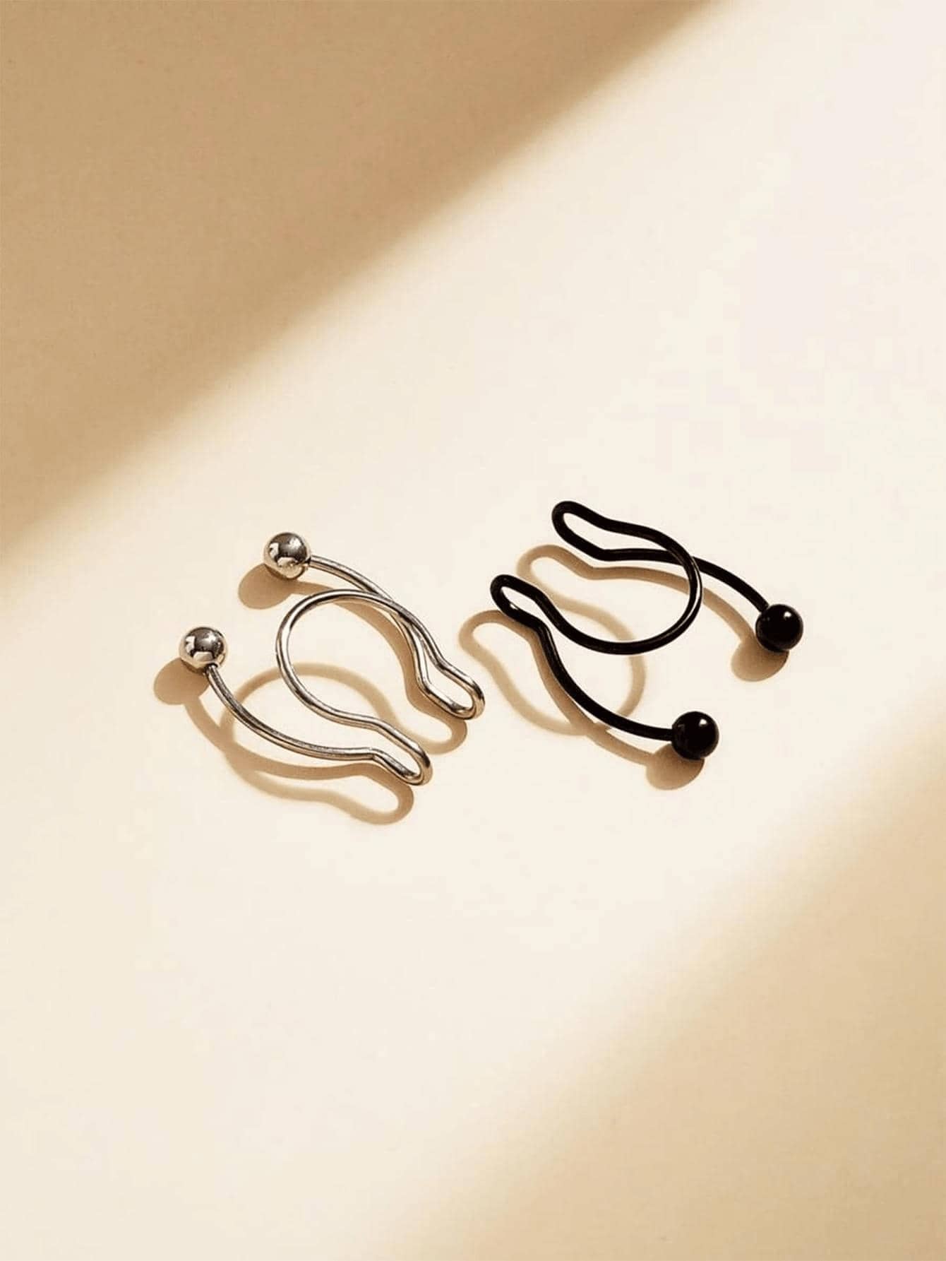 2pcs Stainless Steel Clip-On S – обзор и цена Body Jewelry Septum
