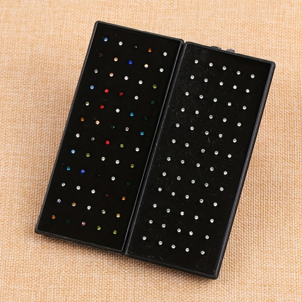 60pcs Nose Ring Set Stud Earri – обзор и цена Body Jewelry In Store