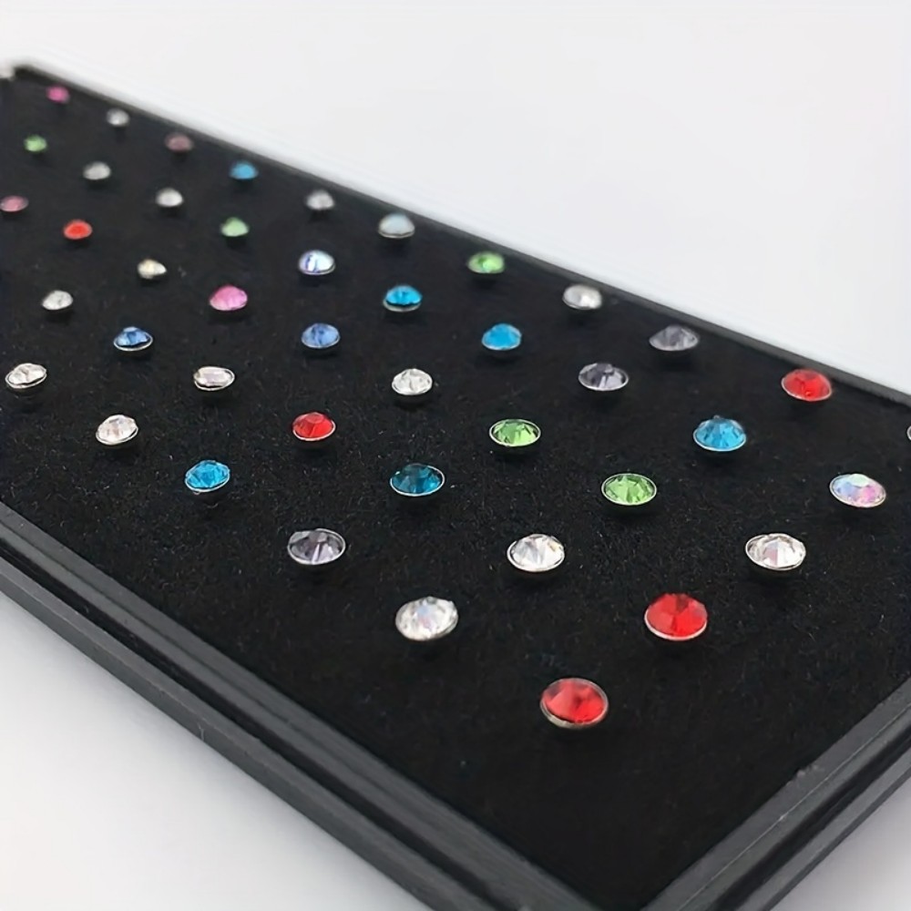 60pcs Nose Ring Set Stud Earri – обзор и цена Body Jewelry In Store
