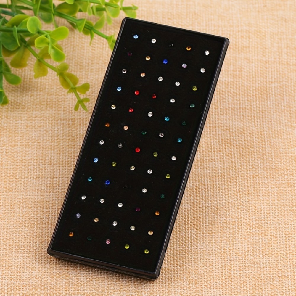 60pcs Nose Ring Set Stud Earri – обзор и цена Body Jewelry In Store