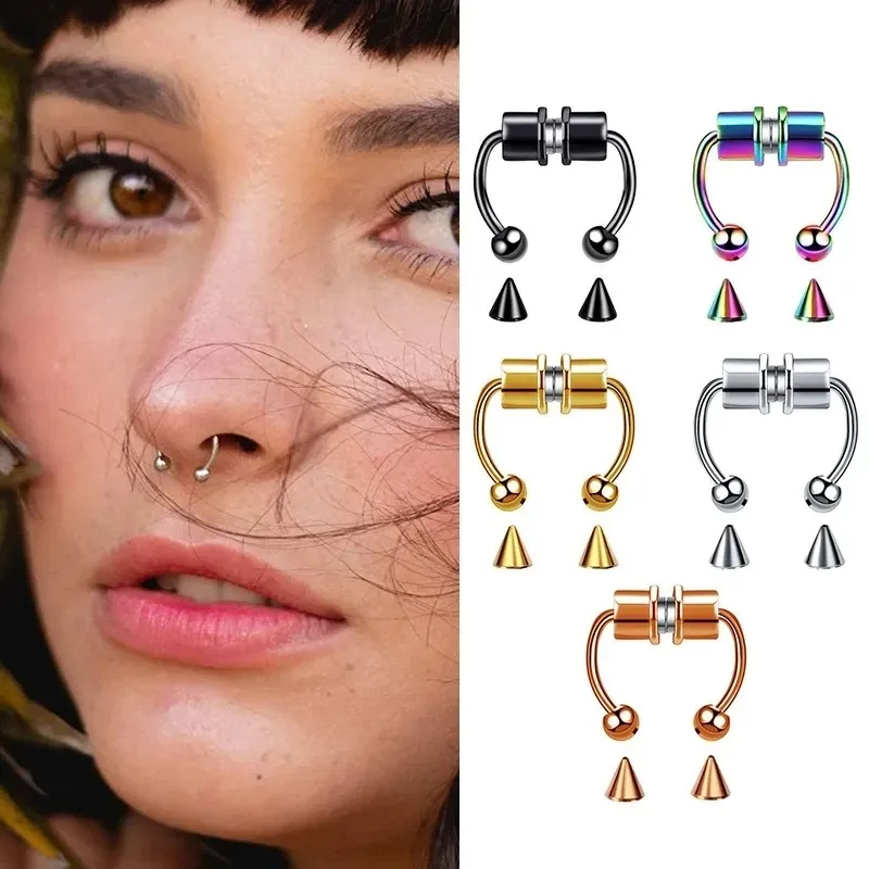 1/2/3Pcs Fake Magnetic Nose Ri – обзор и цена Body Jewelry Septum