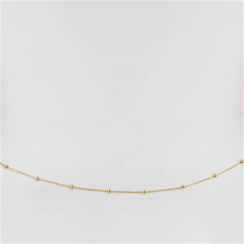 Girls Simple Beaded Belly Chai – обзор и цена Body Jewelry Gold