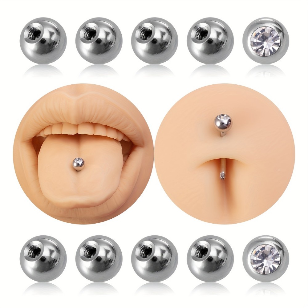 10pcs Piercing Balls 3mm 5mm S – обзор и цена Body Jewelry In Store