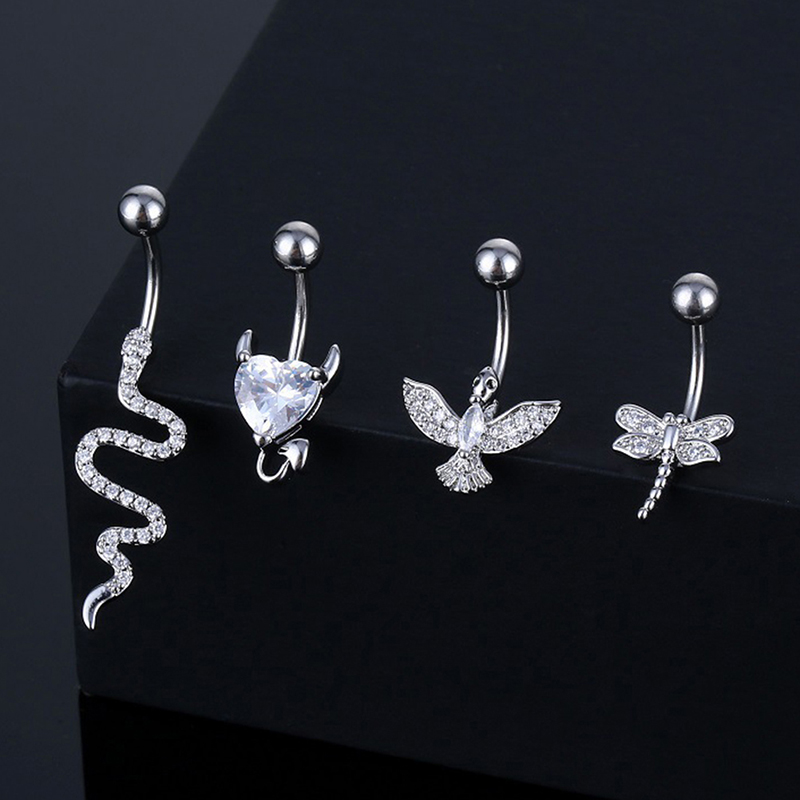 Crystal Belly Button Ring Anim – обзор и цена Body Jewelry Barbell