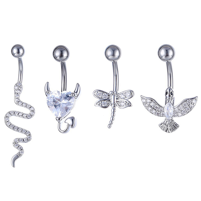 Crystal Belly Button Ring Anim – обзор и цена Body Jewelry Barbell
