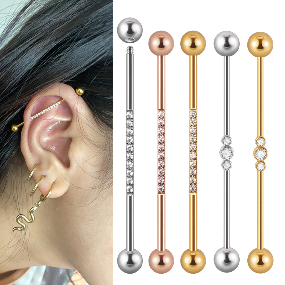 1PC Stainless Steel Industrial – обзор и цена Body Jewelry Industrial
