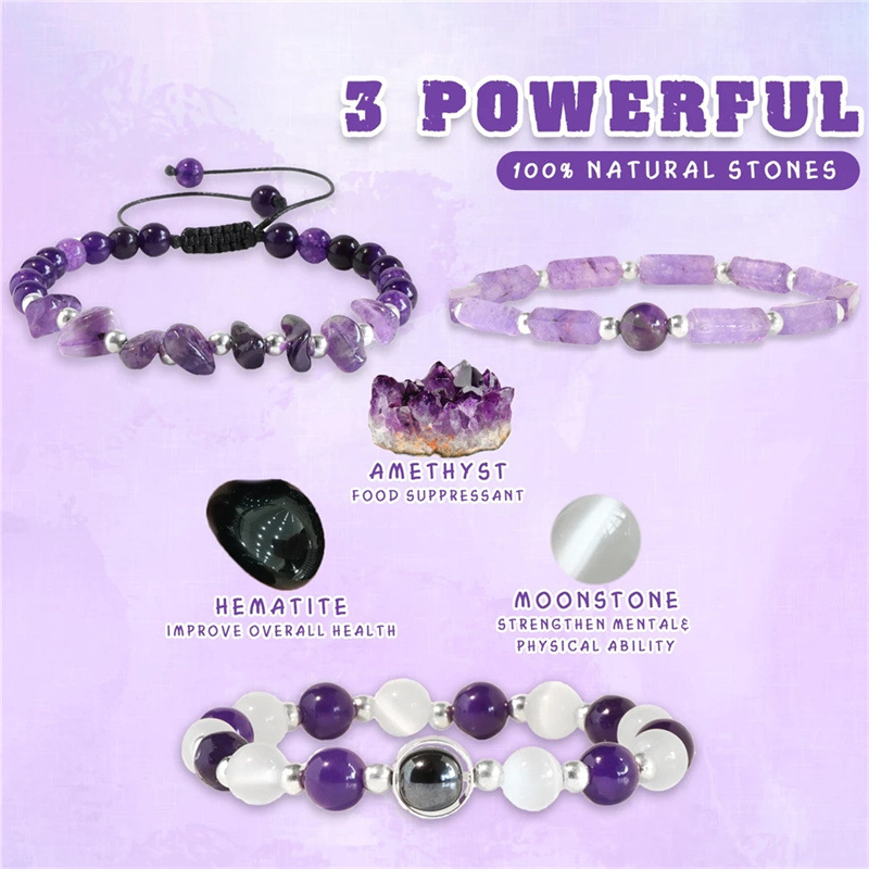 3pcs/Set Body-Purifying Amethy – обзор и цена Body Jewelry Changing Kit
