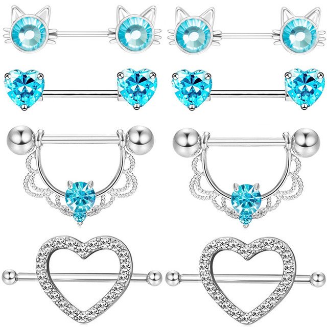 4Pair Butterlfy Nipple Piercin – обзор и цена Body Jewelry Changing Kit