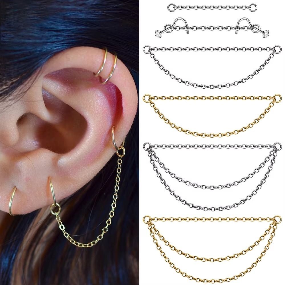 Fashion Titanium Nose Chain Th – обзор и цена Body Jewelry Titanium