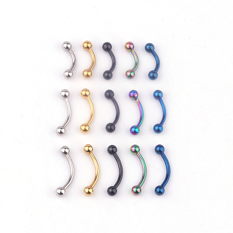 5pcs/lot 16G 316L Stainless St – обзор и цена Body Jewelry Barbell