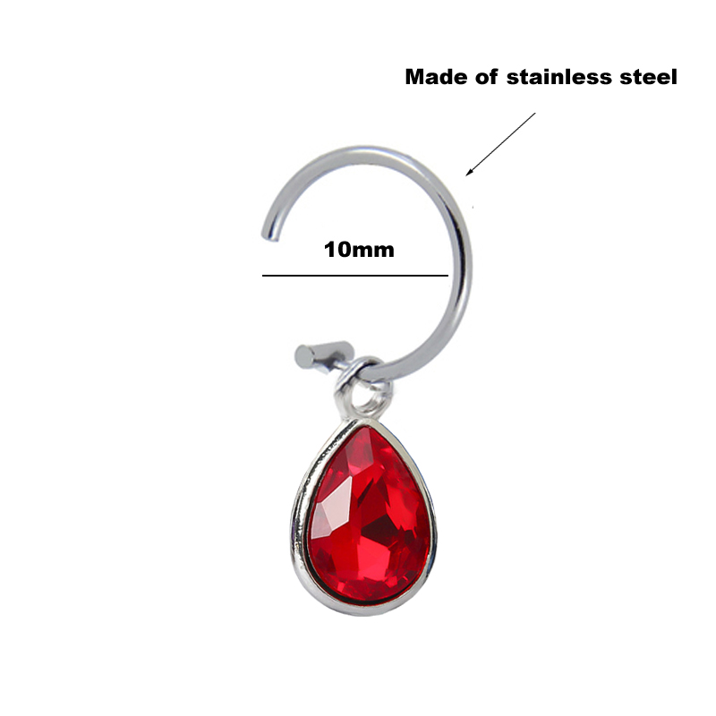 1Pc Fake Piercing Lip Clip Per – обзор и цена Body Jewelry Septum