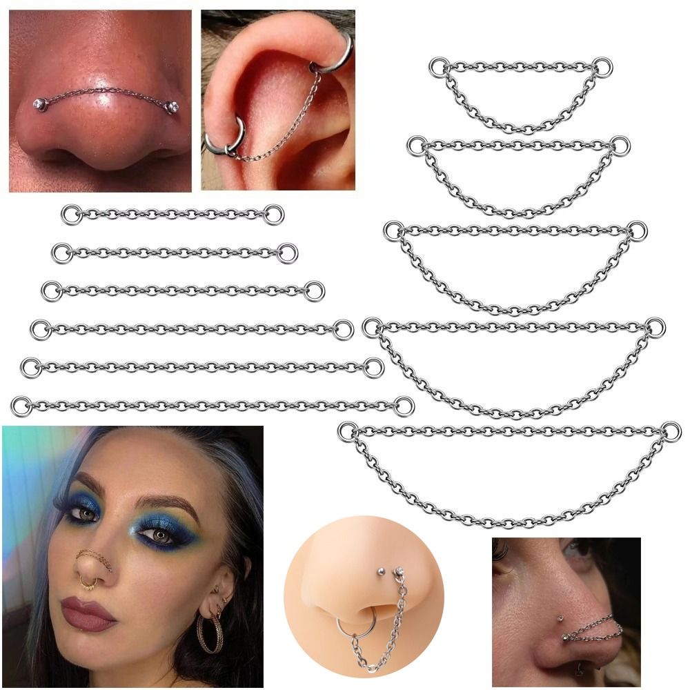 Fashion Titanium Nose Chain Th – обзор и цена Body Jewelry Titanium
