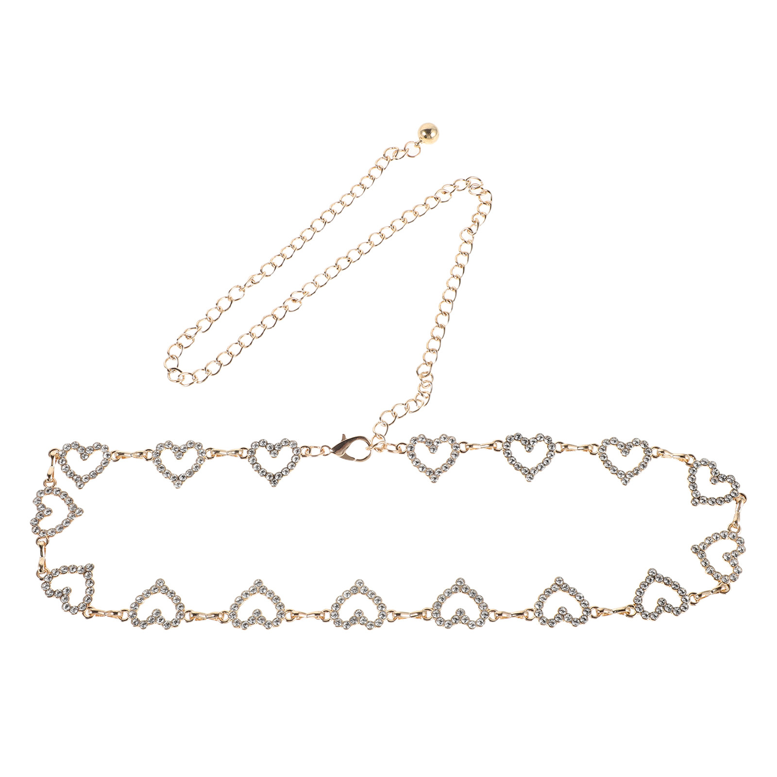 Women Heart Rhinestone Waist C – обзор и цена Body Jewelry Chains