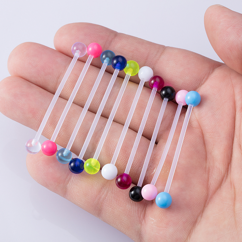 10-50pcs Acrylic Cartilage Ear – обзор и цена Body Jewelry Industrial