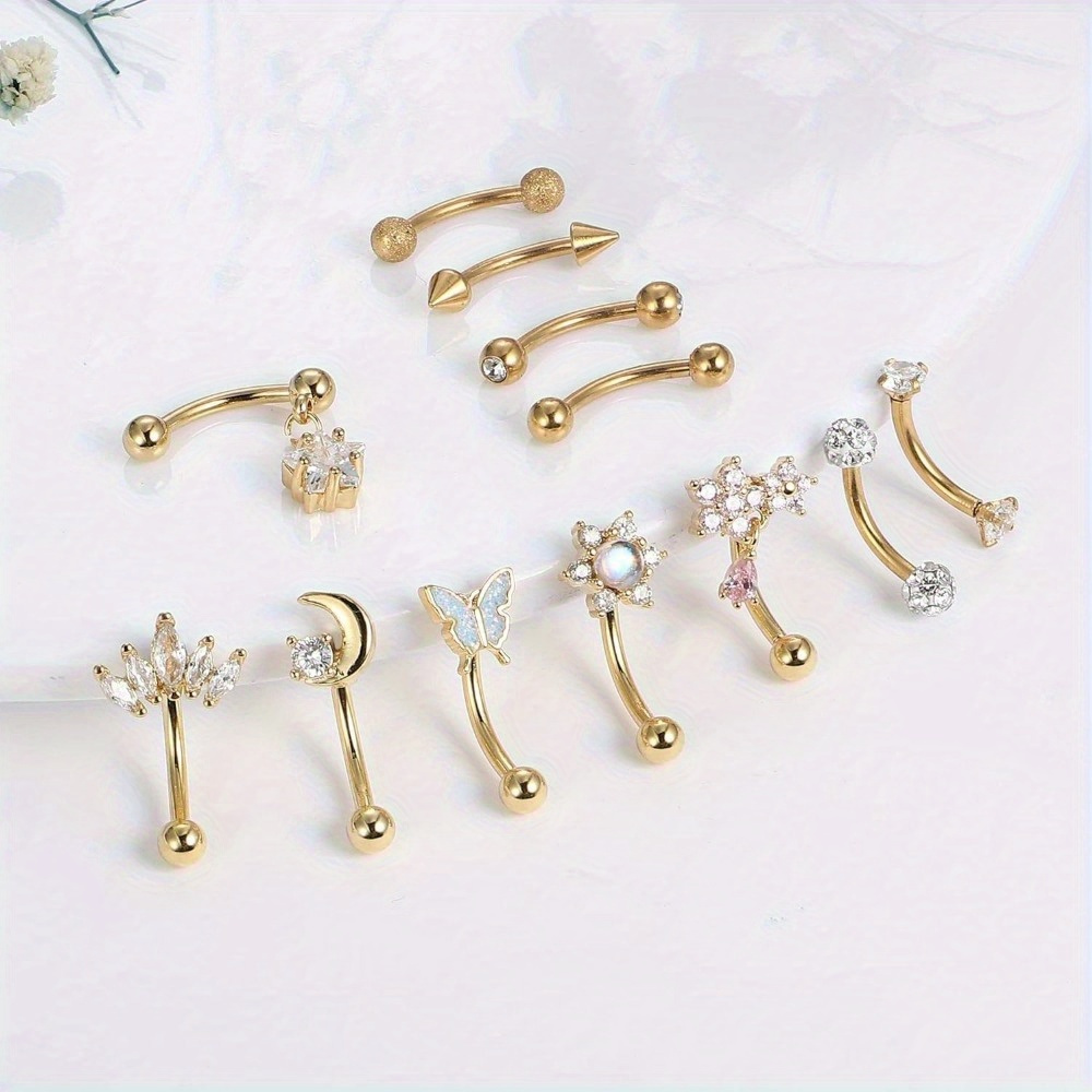 Florideco 1PC Stainless Steel  – обзор и цена Body Jewelry Barbell