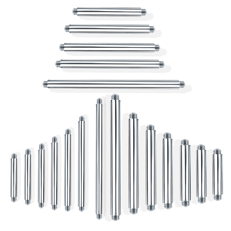10PCS 4-42mm 316L Surgical Ste – обзор и цена Body Jewelry Barbell