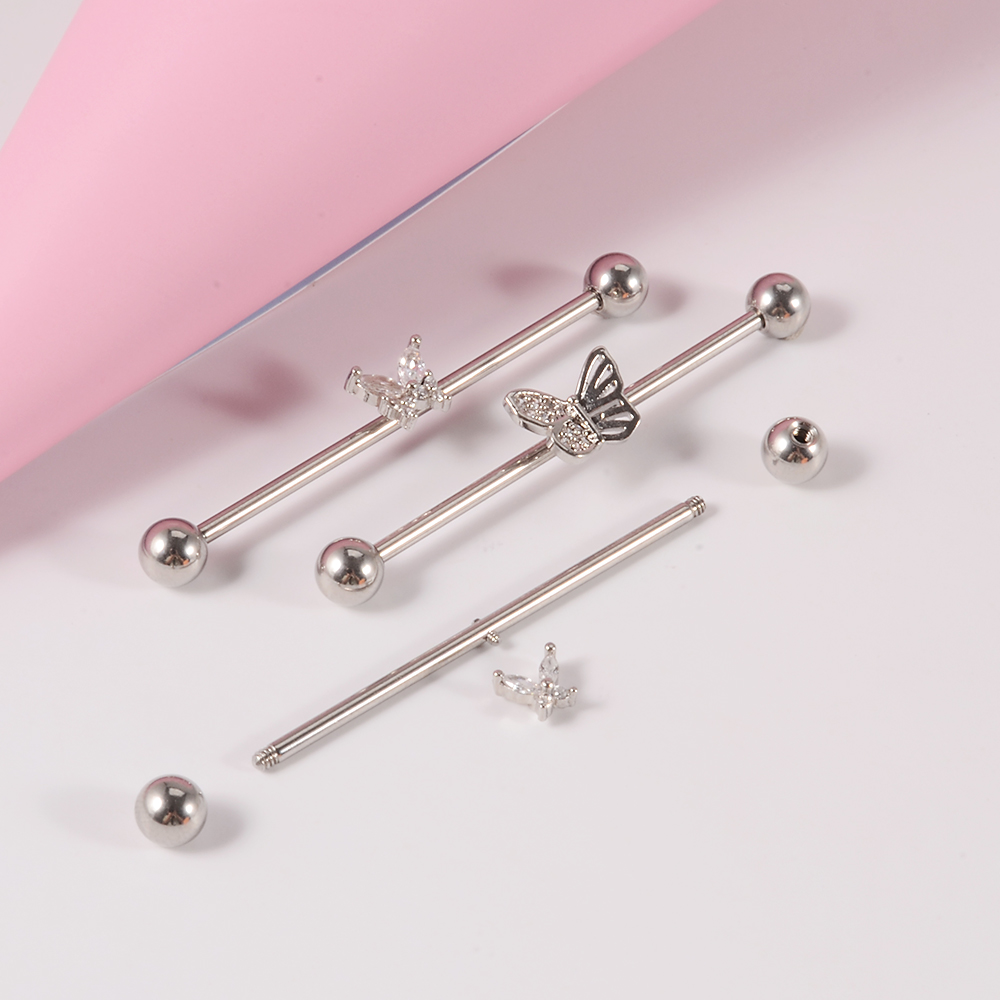 1PC 316L Surgical Steel 14G Sn – обзор и цена Body Jewelry Industrial