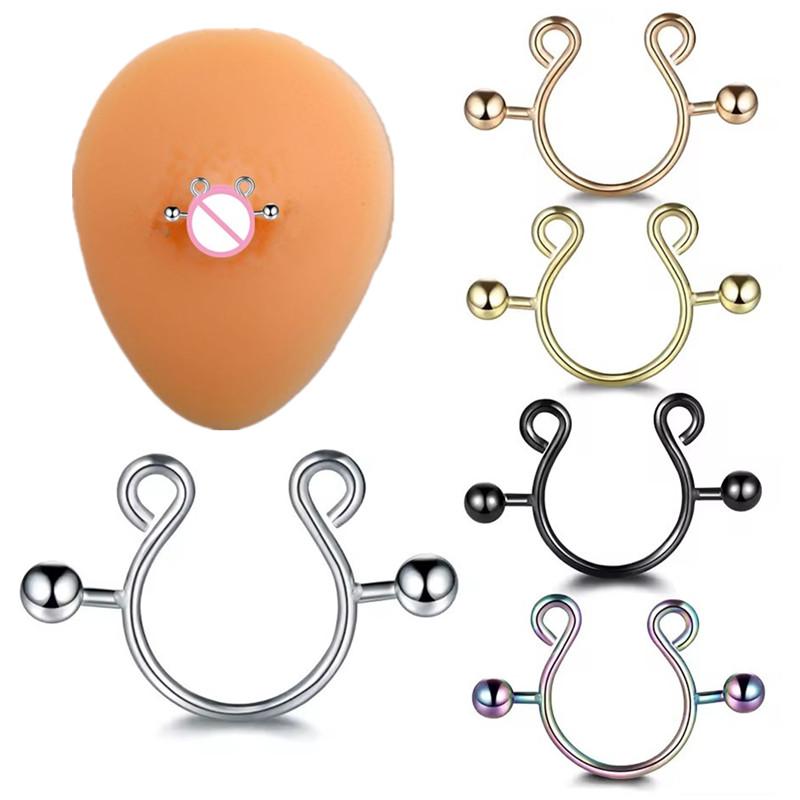 【SA】2Pcs Stainless Steel Nippl – обзор и цена Body Jewelry Wholesale
