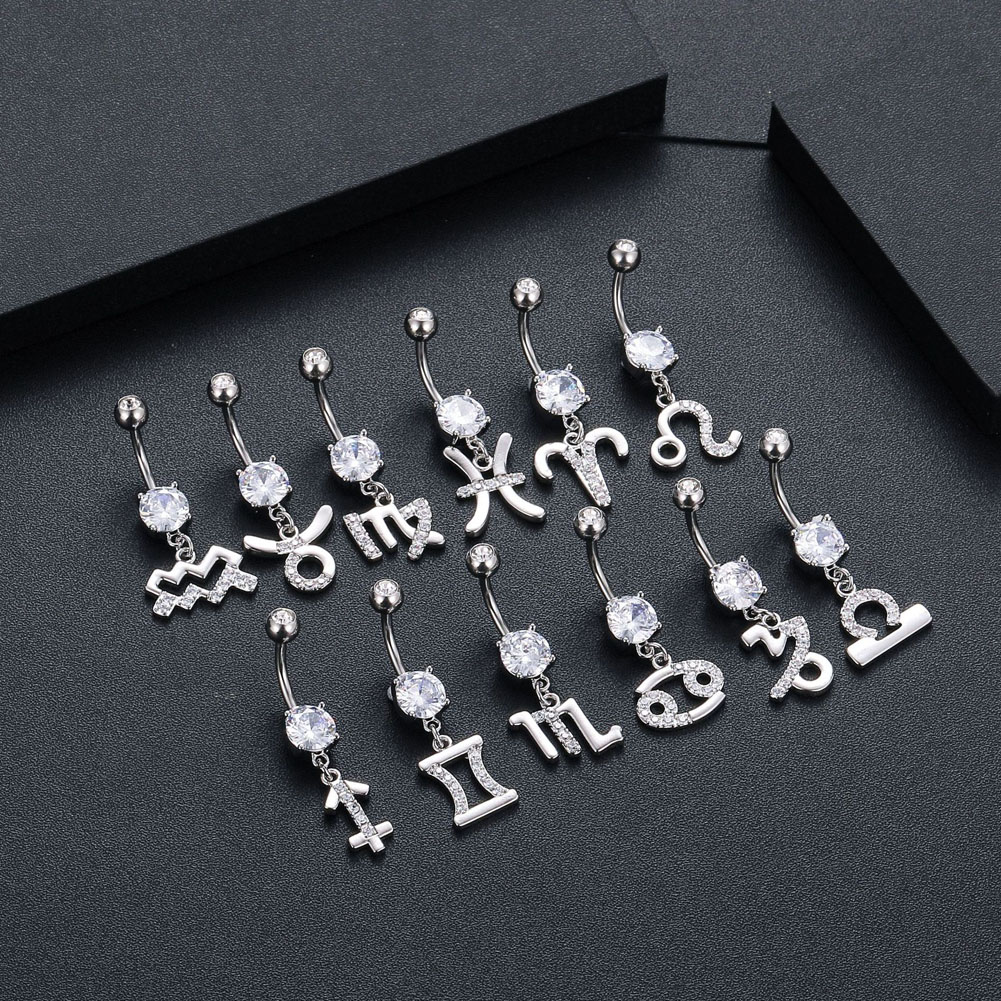 12 Constellation Series Navel  – обзор и цена Body Jewelry Barbell