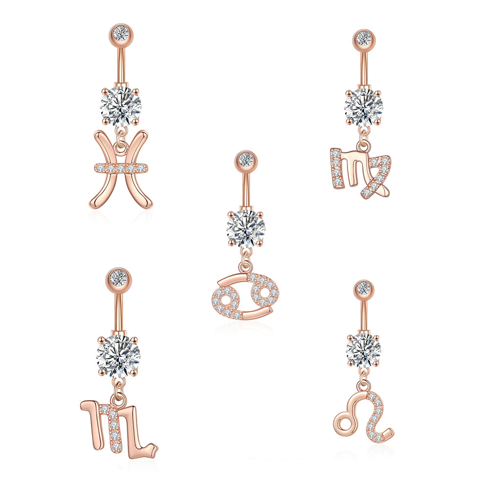 12 Constellation Series Navel  – обзор и цена Body Jewelry Barbell