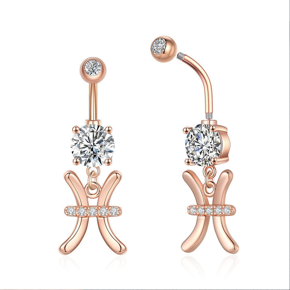 12 Constellation Series Navel  – обзор и цена Body Jewelry Barbell