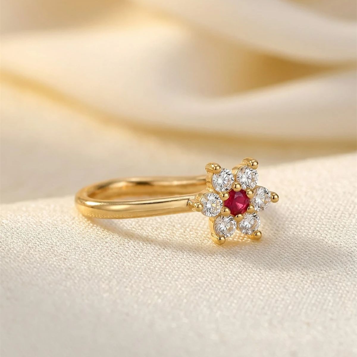 1PC Flower Shaped No Piercing  – обзор и цена Body Jewelry On Sale