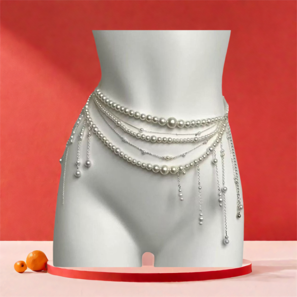 Fashion Women's Pearl Waist Ch – обзор и цена Body Jewelry Chains