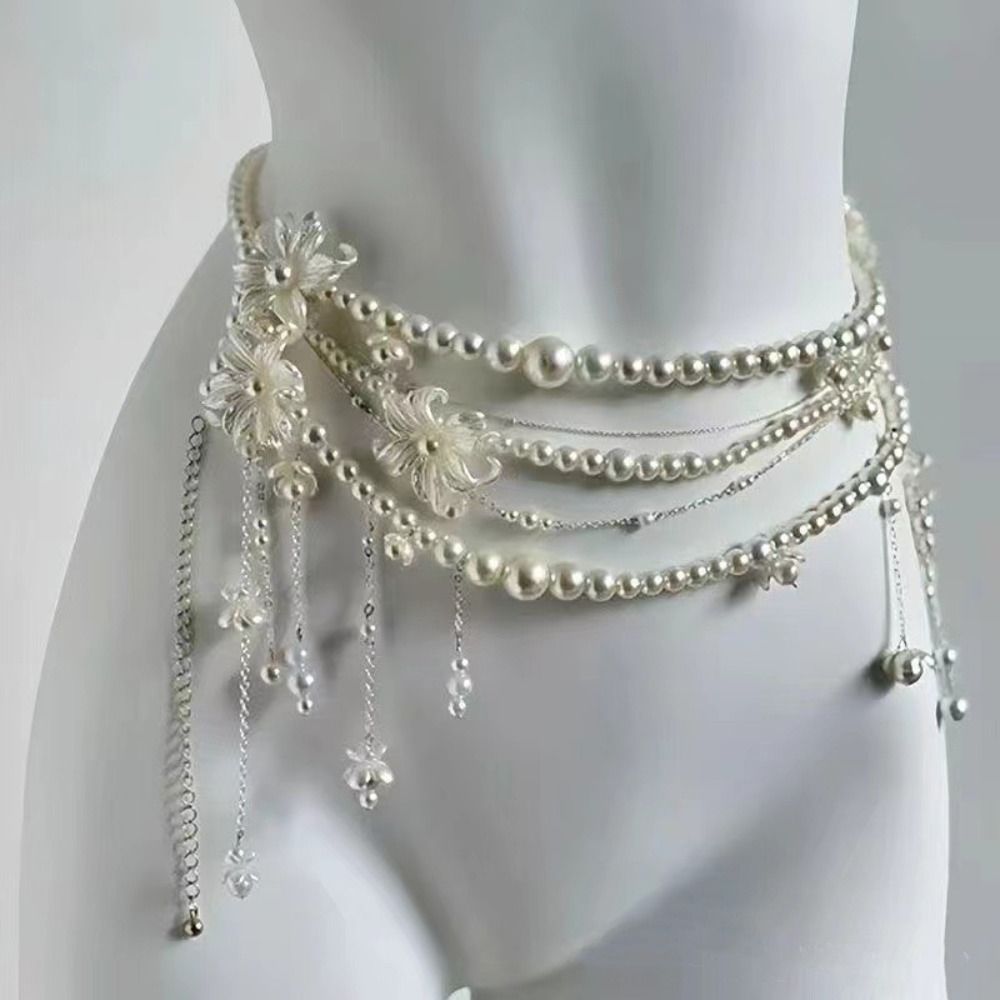 Fashion Women's Pearl Waist Ch – обзор и цена Body Jewelry Chains