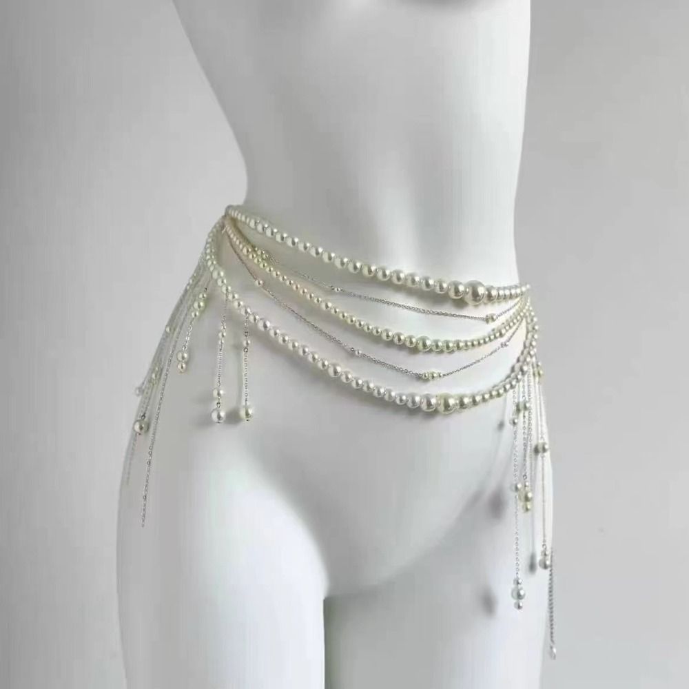 Fashion Women's Pearl Waist Ch – обзор и цена Body Jewelry Chains