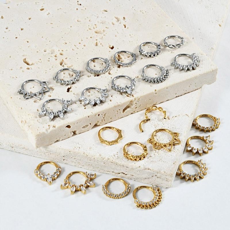 31BB Stylish Crystal Septum Ri – обзор и цена Body Jewelry Septum