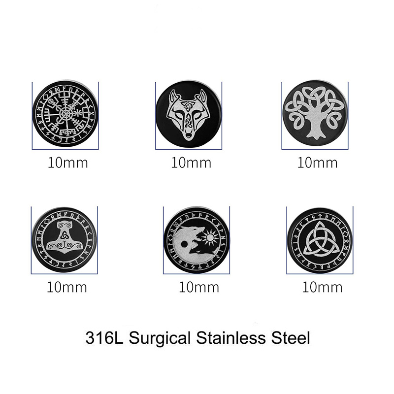 1Pair Viking Barbell Stud Earr – обзор и цена Body Jewelry Barbell