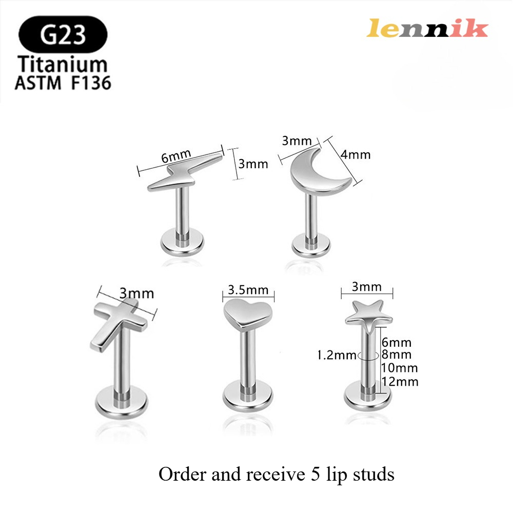 LENNIK F136 Titanium Alloy Cro – обзор и цена Body Jewelry Titanium