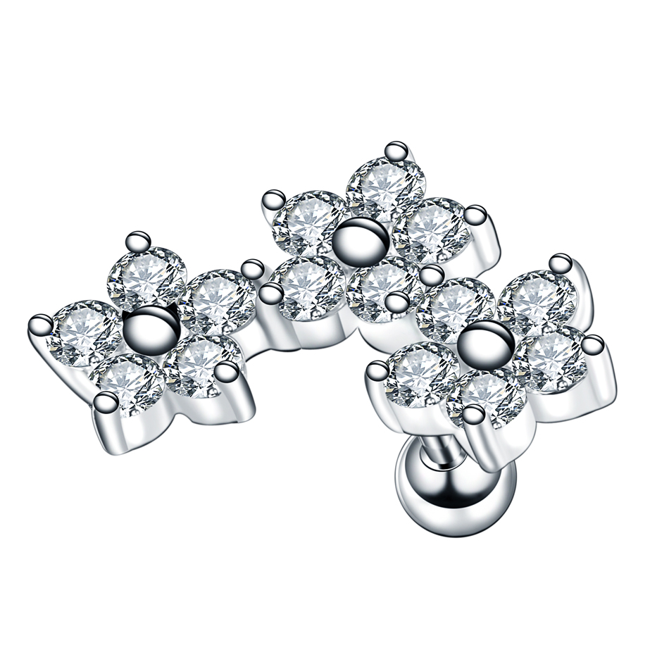 1Pc Steel Ear Cartilage Stud H – обзор и цена Body Jewelry Barbell