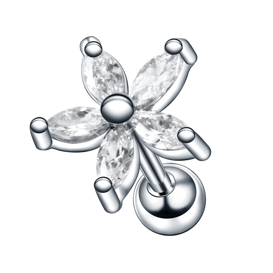 1Pc Steel Ear Cartilage Stud H – обзор и цена Body Jewelry Barbell