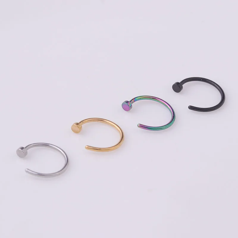 5pcs/lot 20G Nose Ring Hoop, 6 – обзор и цена Body Jewelry Septum