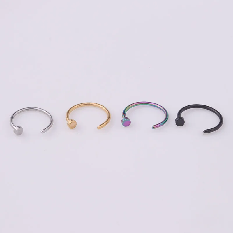 5pcs/lot 20G Nose Ring Hoop, 6 – обзор и цена Body Jewelry Septum