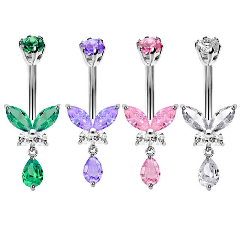 14G Dangle Butterfly Belly Rin – обзор и цена Body Jewelry Co