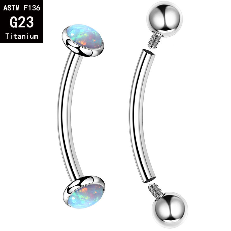5 Pcs/Lot ASTM F136 Titanium I – обзор и цена Body Jewelry Barbell
