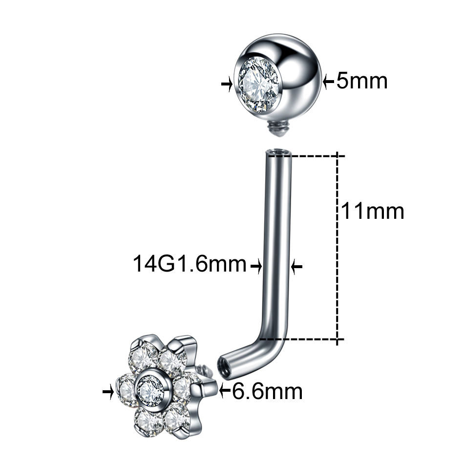 1PC Titanium Christina Vertica – обзор и цена Body Jewelry Vch