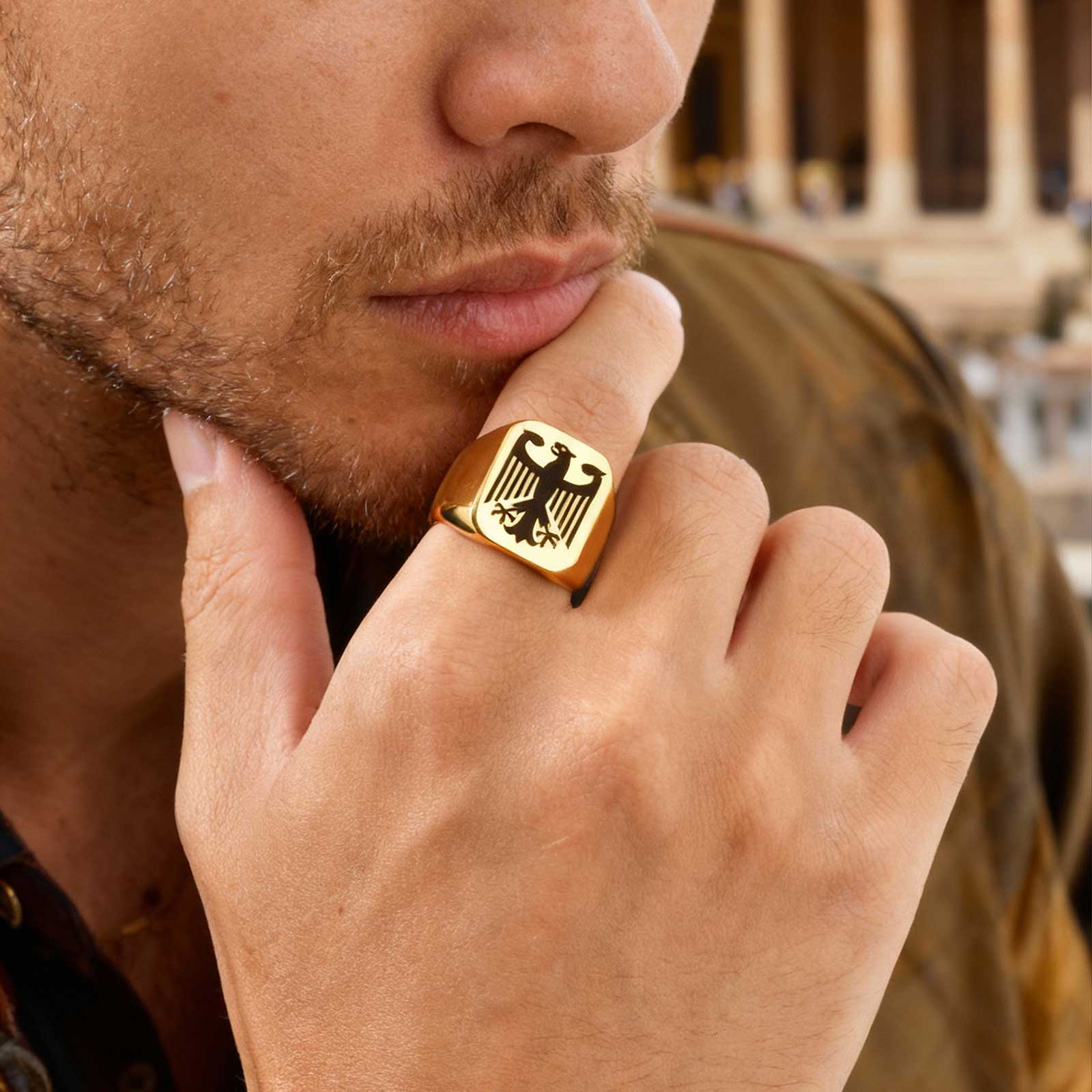 Custom Flying Hawk Eagle Ring  – обзор и цена Body Jewelry Wholesale
