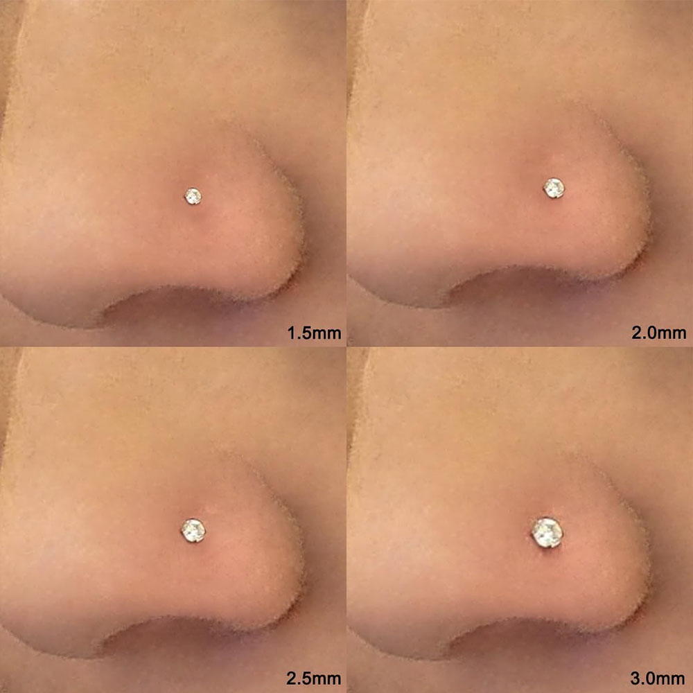 8Pcs 20G Zircon Nose Studs Set – обзор и цена Body Jewelry Changing Kit
