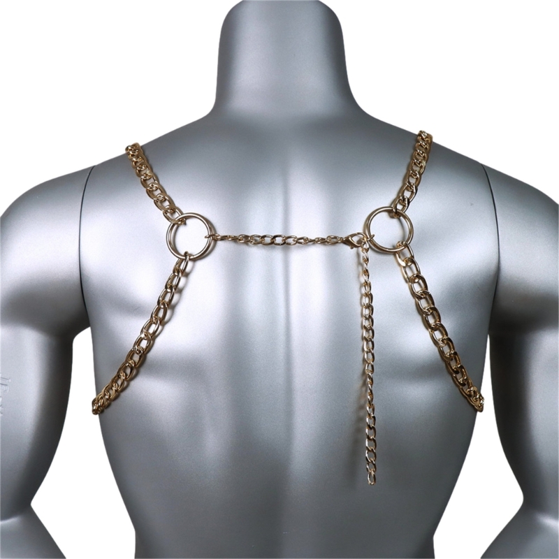 Men's Sexy Metal Body Chest Ch – обзор и цена Body Jewelry Retainers
