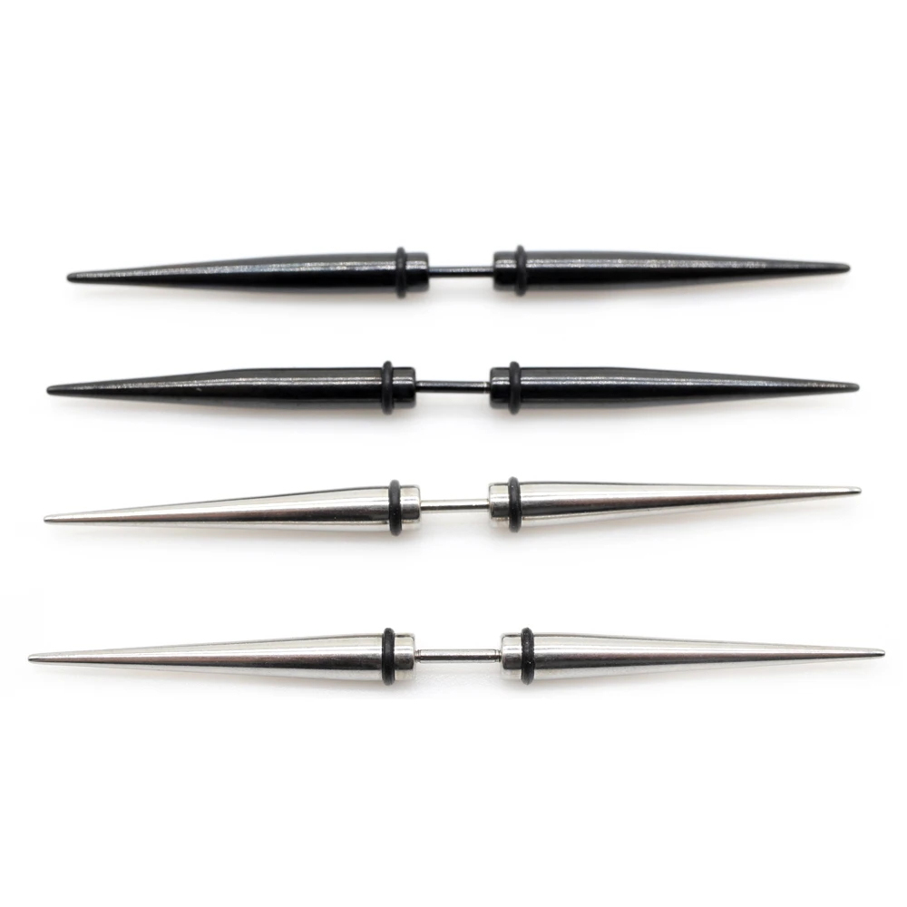 2pcs Unisex Gothic Punk Spike  – обзор и цена Body Jewelry Barbell